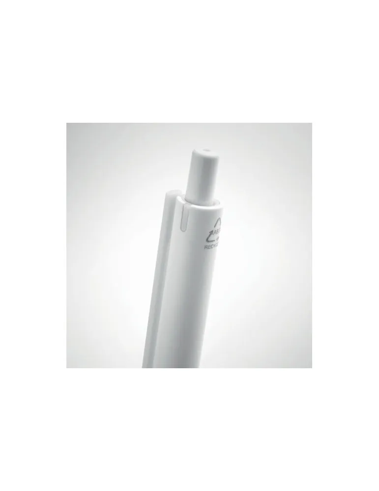 Stylo Poussoir Écologique en ABS Recyclé - SIDE Matières : verre Couleurs : gris cadeau entreprise pas cher