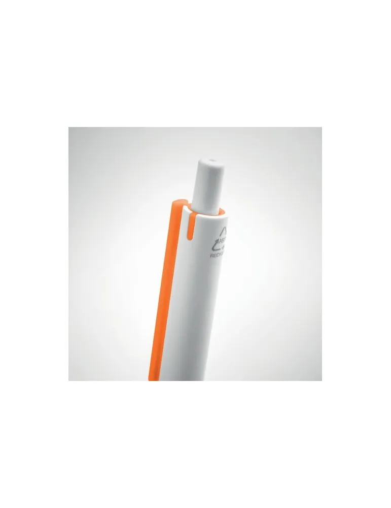 Stylo Poussoir Écologique en ABS Recyclé - SIDE Matières : verre Couleurs : noir goodies publicitaire événementiel