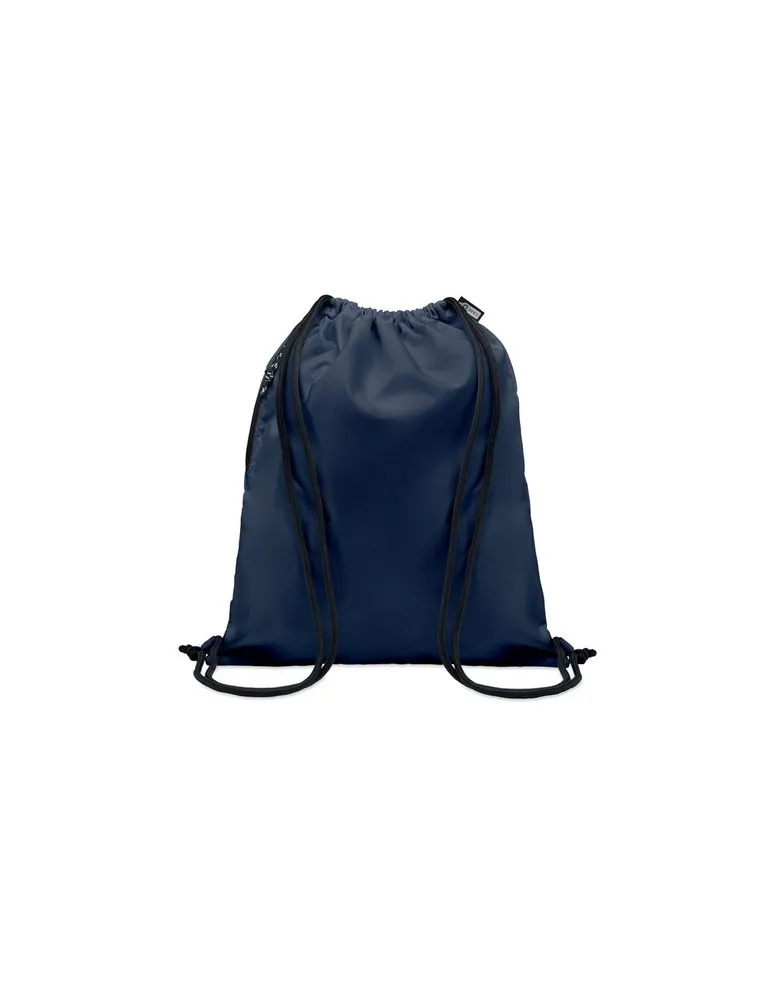 Sac à cordon écologique 300D RPET - NIGHT Matières : acier inoxydable Couleurs : beige personnalisable avec votre logo
