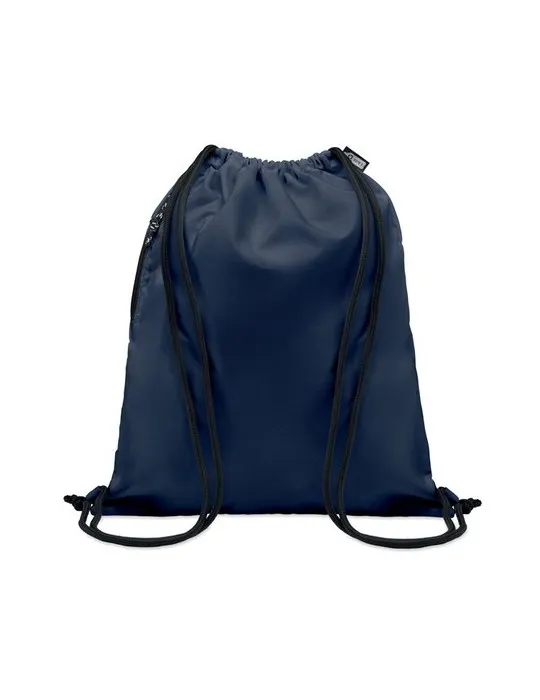 Sac à cordon écologique 300D RPET - NIGHT Matières : acier inoxydable Couleurs : beige personnalisable avec votre logo