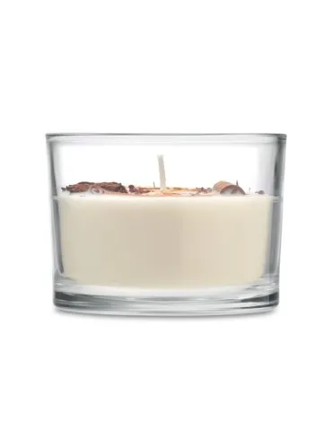 Bougie écologique en cire végétale 300g personnalisée CITRUS Matières : PET recyclé Couleurs : noir 2