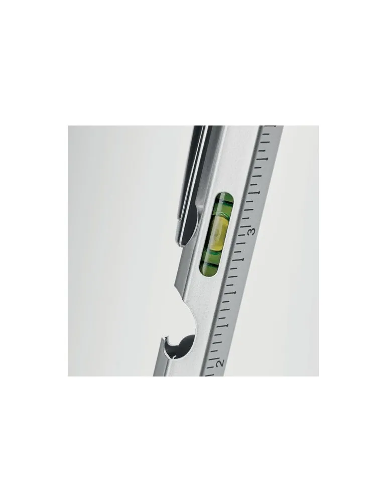 Stylo Niveau et Lampe Pratique et Innovant Personnalisé - RETOOL Matières : PET Couleurs : noir accessoire événementiel unique