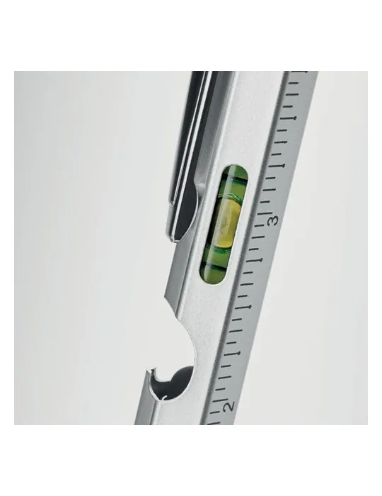 Stylo Niveau et Lampe Pratique et Innovant Personnalisé - RETOOL Matières : PET Couleurs : noir accessoire événementiel unique