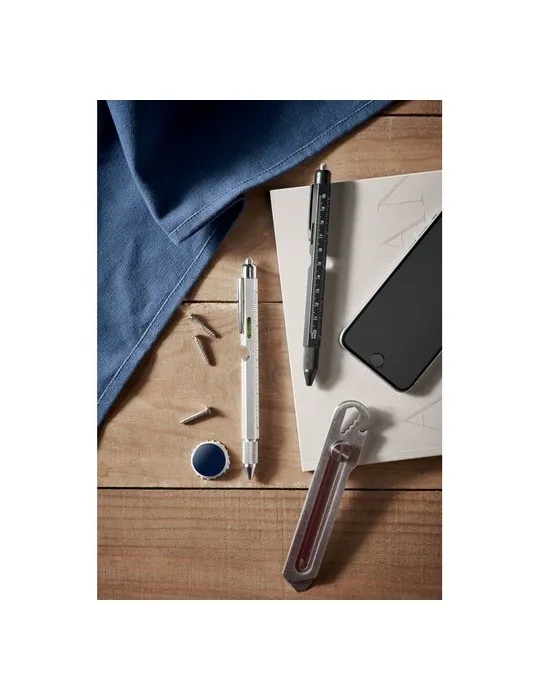 Stylo Niveau et Lampe Pratique et Innovant Personnalisé - RETOOL Matières : verre Couleurs : transparent personnalisation rapide