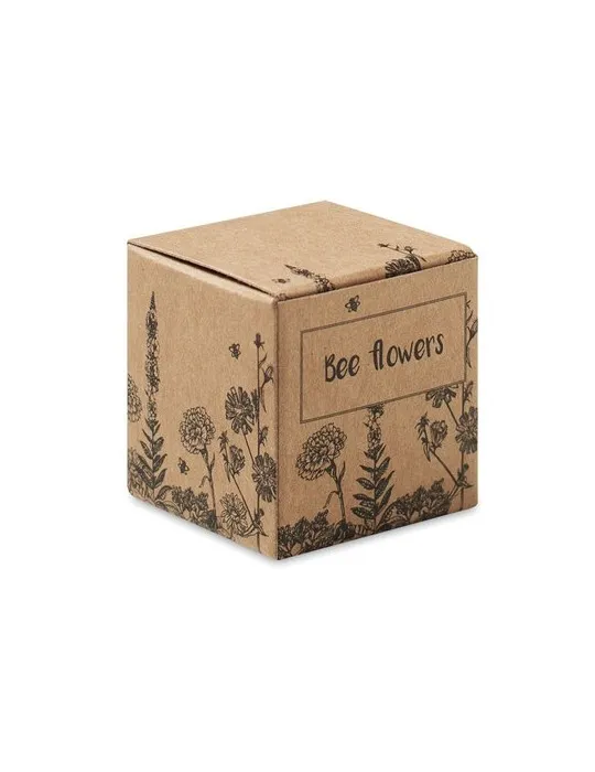 Bombe Écologique de Graines de Fleurs d'Abeille - BOMBI II Matières : polypropylène (PP) Couleurs : vert Contenance : 560 ml imp