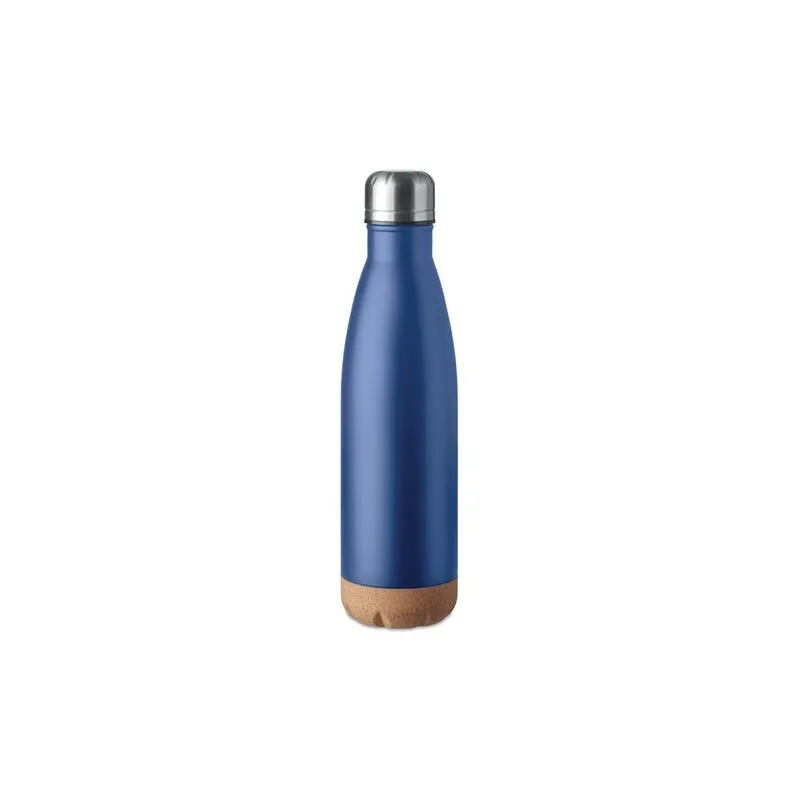 Bouteille isotherme double paroi écologique de 500 ml en acier inoxydable - ASPEN CORK Matières : polyéthylène (PE) Taille texti