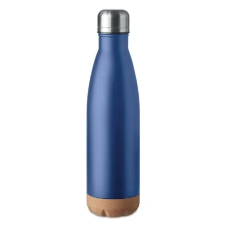 Bouteille isotherme double paroi écologique de 500 ml en acier inoxydable - ASPEN CORK Matières : polyéthylène (PE) Taille texti