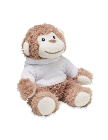 Peluche Singe Unique Cadeau Publicitaire - LENNY Matières : bois