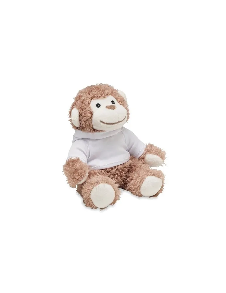 Peluche Singe Unique Cadeau Publicitaire - LENNY Matières : bois