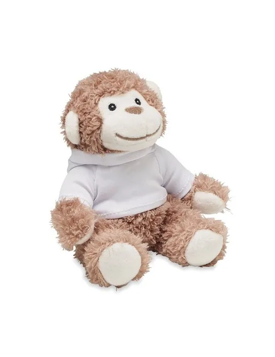 Peluche Singe Unique Cadeau Publicitaire - LENNY Matières : bois