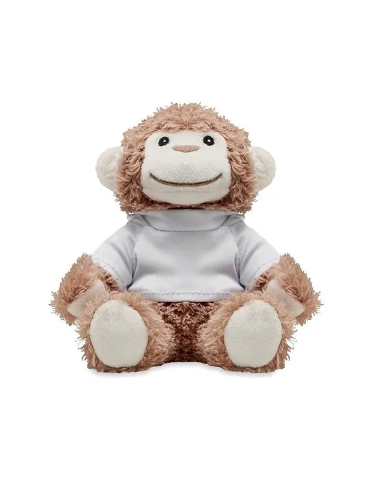 Peluche Singe Unique Cadeau Publicitaire - LENNY Matières : bois impression haute définition