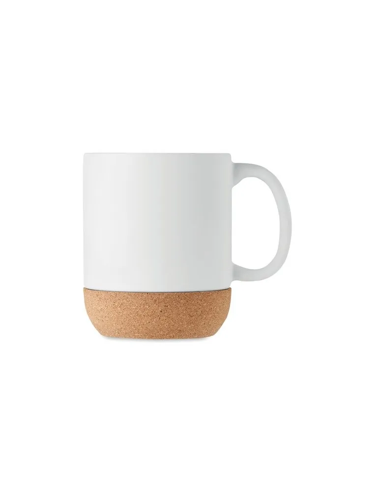 Tasse personnalisée en céramique mate et liège - MATT, cadeau idéal écologique Matières : aluminium Couleurs : bleu cadeau entre