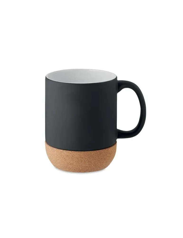 Tasse personnalisée en céramique mate et liège - MATT, cadeau idéal écologique Matières : aluminium Couleurs : rouge personnalis