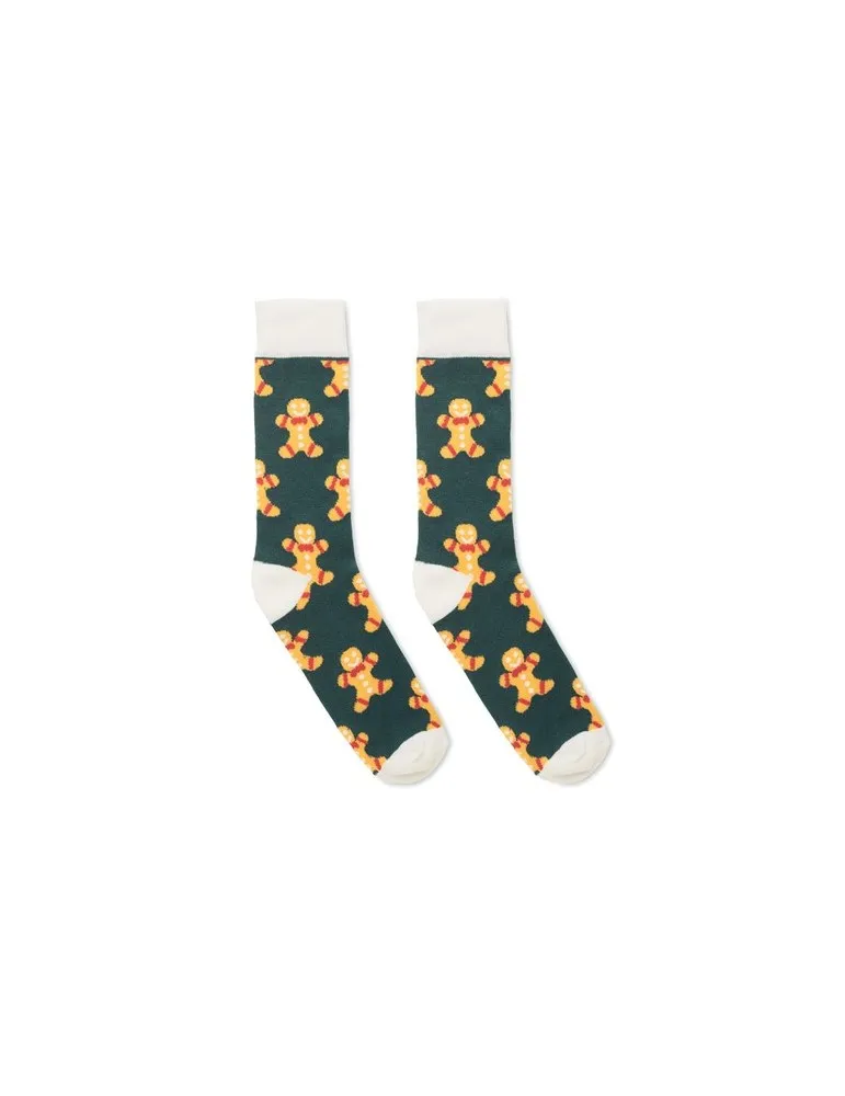 Chaussettes de Noël Joyful L - Écologiques et Festives