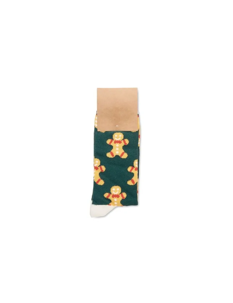 Chaussettes de Noël Joyful L - Écologiques et Festives