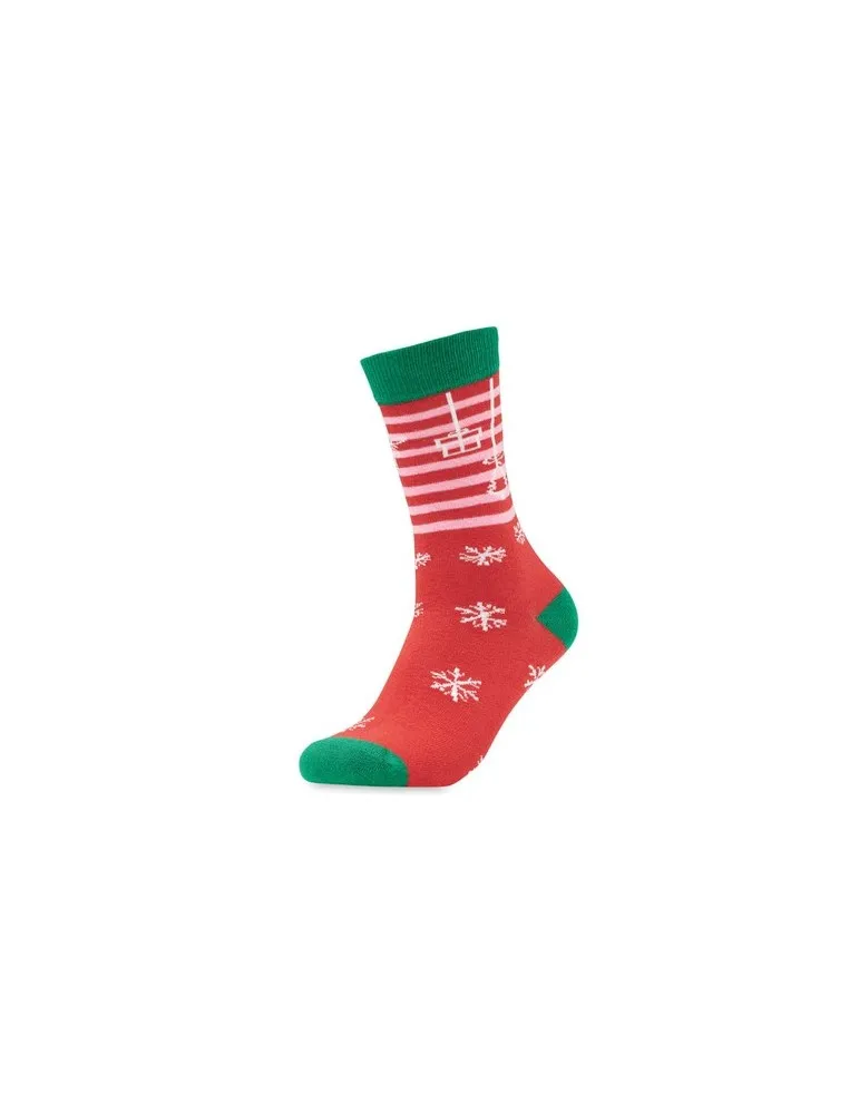 Chaussettes de Noël Joyful L - Écologiques et Festives