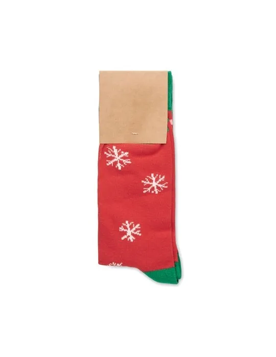 Chaussettes de Noël Joyful L - Écologiques et Festives