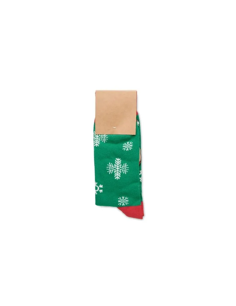 Chaussettes de Noël Joyful L - Écologiques et Festives