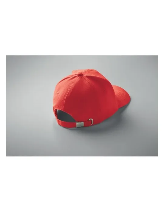 Casquette baseball 6 pans publicitaire BUFFALO Matières : plastique Couleurs : blanc objet promo petit budget