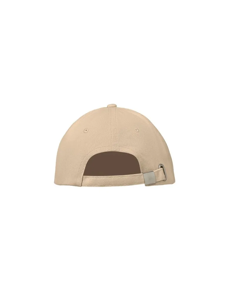 Casquette baseball 6 pans publicitaire BUFFALO Matières : métal Couleurs : métal cadeau affaires élégant