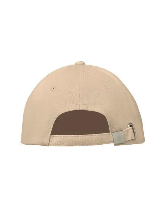 Casquette baseball 6 pans publicitaire BUFFALO Matières : métal Couleurs : métal cadeau affaires élégant