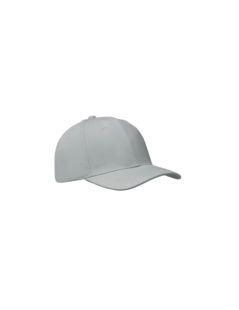 Casquette baseball 6 pans publicitaire BUFFALO Matières : plastique Couleurs : blanc personnalisation rapide en France