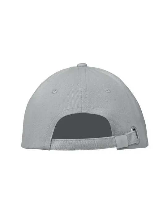 Casquette baseball 6 pans publicitaire BUFFALO Matières : plastique Couleurs : blanc objet publicitaire robuste