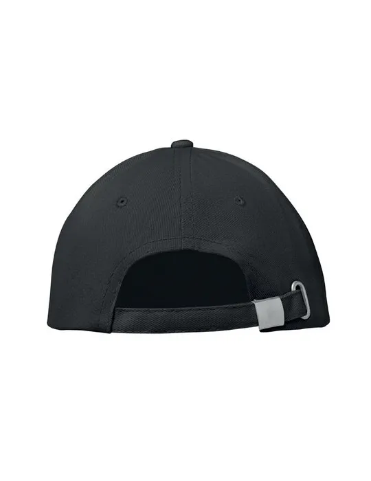 Casquette baseball 6 pans publicitaire BUFFALO Matières : plastique Couleurs : noir personnalisation rapide en France