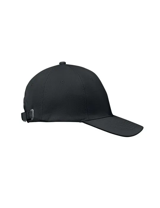 Casquette baseball 6 pans publicitaire BUFFALO Matières : plastique Couleurs : noir personnalisable avec votre logo
