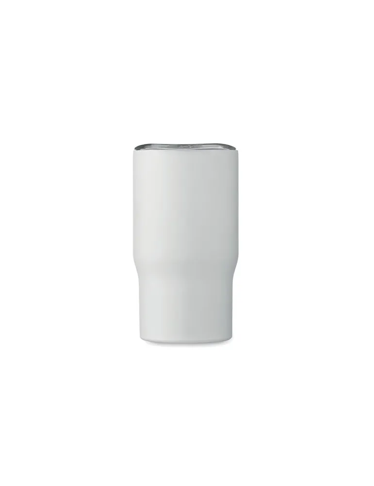 Gobelet double paroi personnalisé 350ml TUMBOO Matières : métal Couleurs : argenté mat cadeau entreprise pas cher