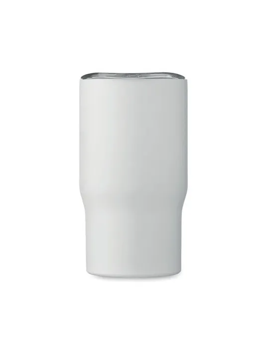 Gobelet double paroi personnalisé 350ml TUMBOO Matières : métal Couleurs : argenté mat cadeau entreprise pas cher