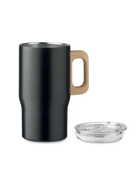 Gobelet double paroi personnalisé 350ml TUMBOO Matières : PET Couleurs : rouge marquage laser ultra précis