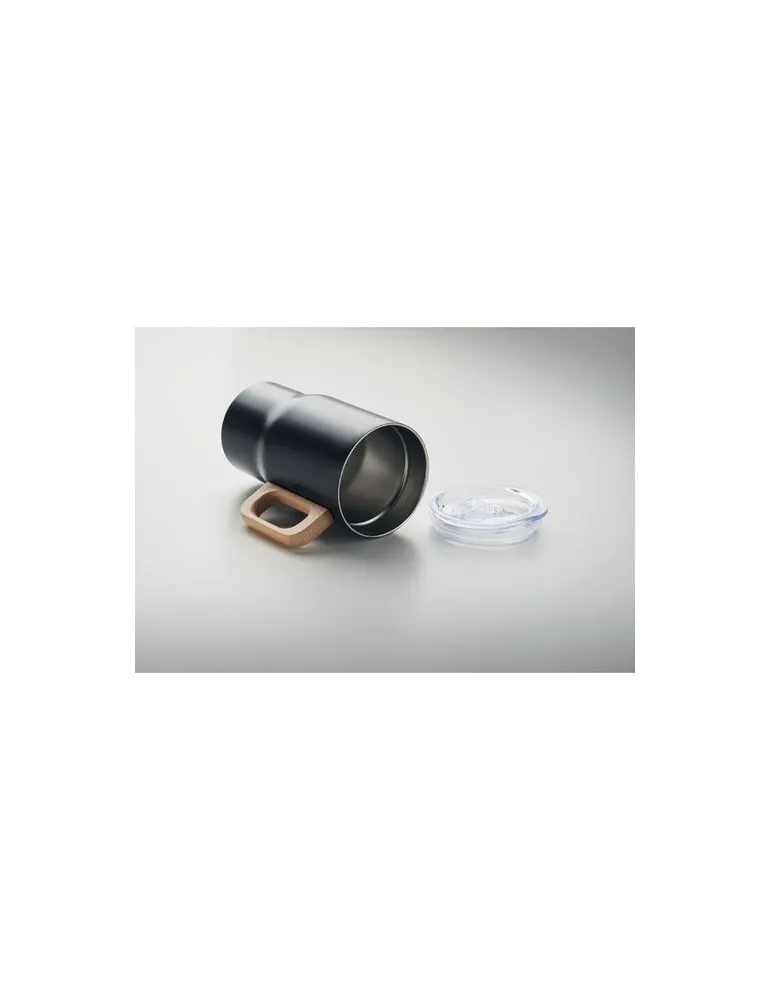 Gobelet double paroi personnalisé 350ml TUMBOO Matières : PET Couleurs : rouge livraison express 24h 48h