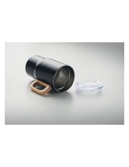 Gobelet double paroi personnalisé 350ml TUMBOO Matières : PET Couleurs : rouge livraison express 24h 48h