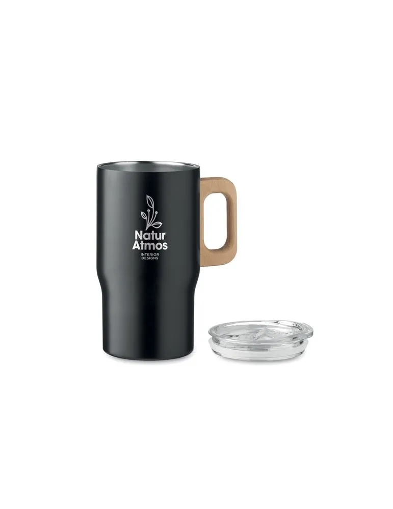 Gobelet double paroi personnalisé 350ml TUMBOO Matières : PET Couleurs : rouge cadeau collaborateur premium