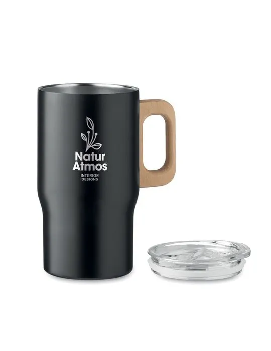 Gobelet double paroi personnalisé 350ml TUMBOO Matières : PET Couleurs : rouge cadeau collaborateur premium