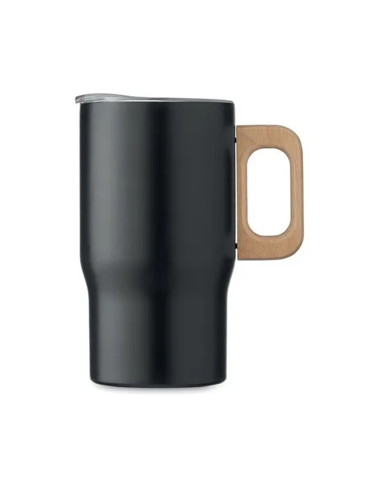 Gobelet double paroi personnalisé 350ml TUMBOO Matières : PET Couleurs : rouge impression logo haute qualité