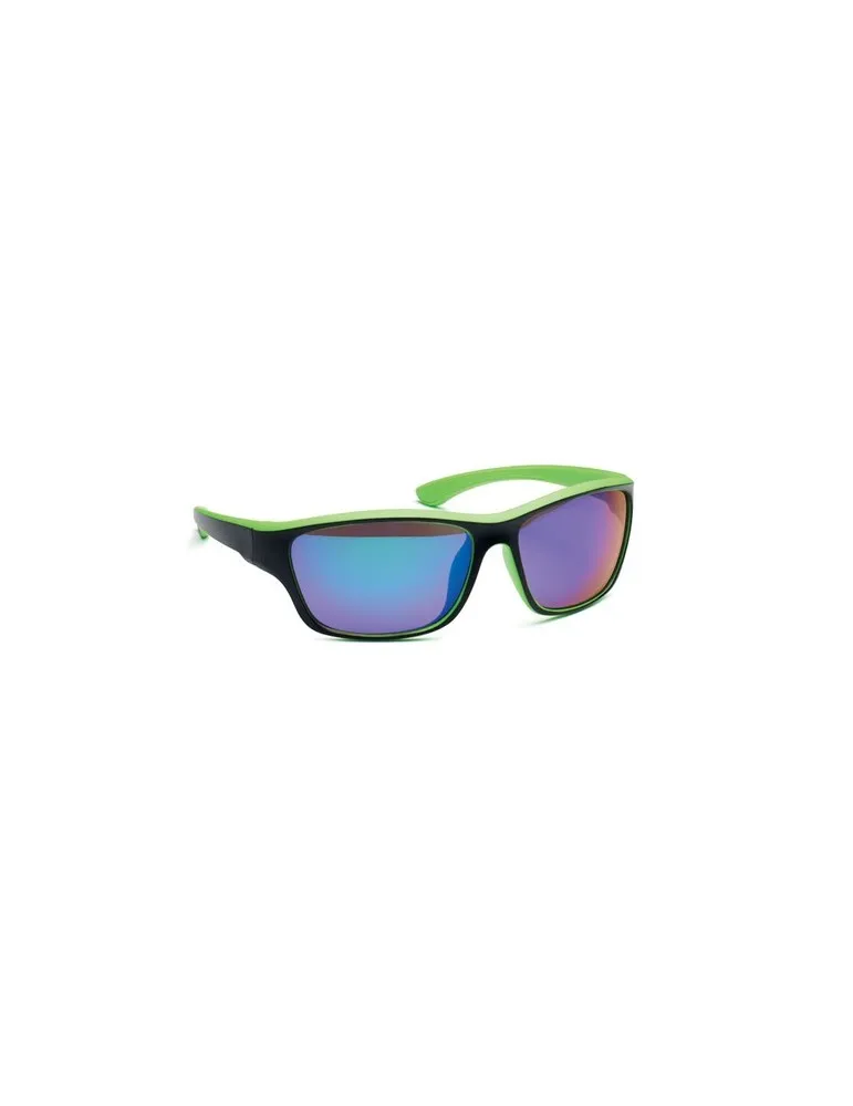 Lunettes de sport miroir UV400 personnalisées YUMA Matières : acier inoxydable Couleurs : bois