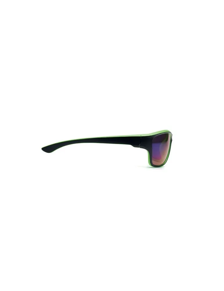 Lunettes de sport miroir UV400 personnalisées YUMA Matières : acier inoxydable Couleurs : bois personnalisation rapide en France
