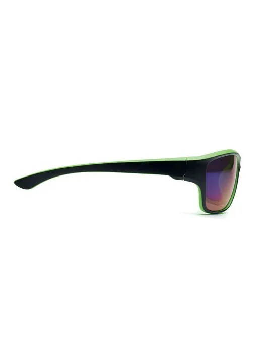 Lunettes de sport miroir UV400 personnalisées YUMA Matières : acier inoxydable Couleurs : bois personnalisation rapide en France