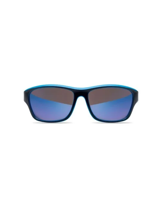 Lunettes de sport miroir UV400 personnalisées YUMA Matières : bois Couleurs : bois marquage couleur éclatante