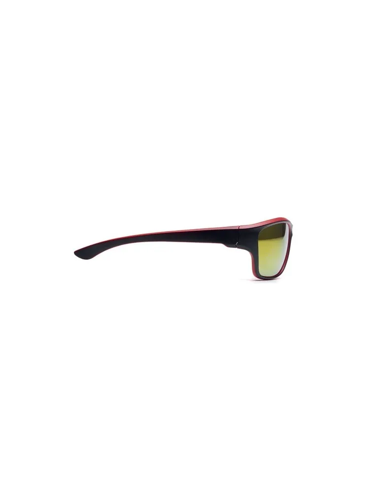 Lunettes de sport miroir UV400 personnalisées YUMA Matières : papier recyclé Couleurs : argenté mat objet promotionnel éco-respo