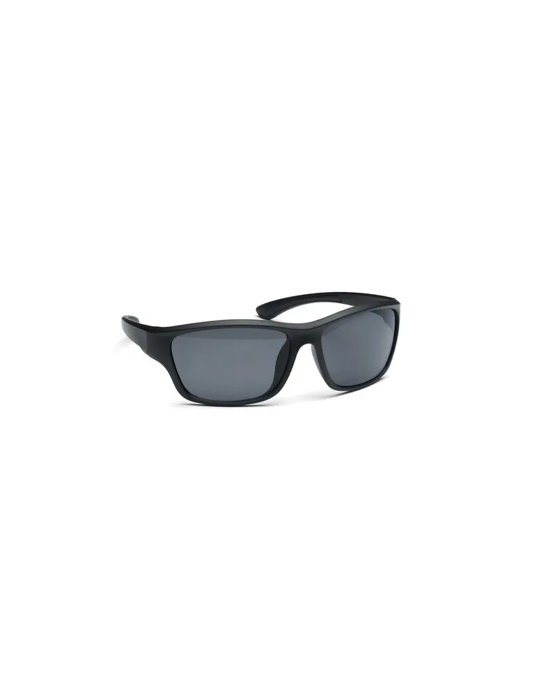 Lunettes de sport miroir UV400 personnalisées YUMA Matières : PET recyclé Couleurs : noir personnalisable avec votre logo