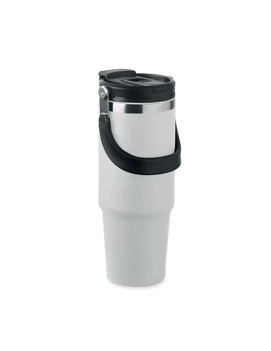 Gobelet double paroi personnalisé 850 ml SUMA HAND Couleurs : bleu pétrole Matières : acier inoxydable recyclé marquage laser ul