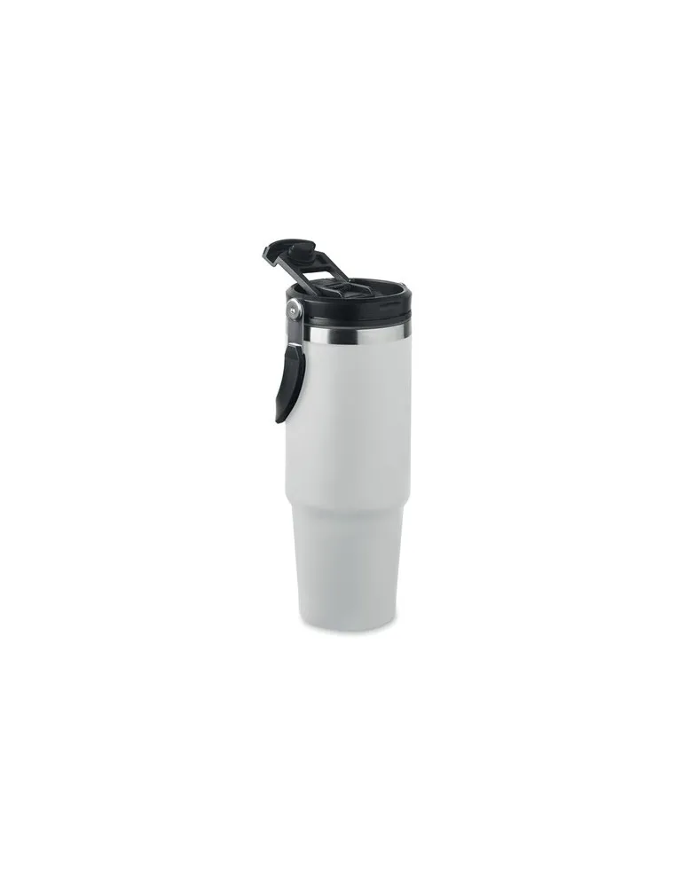 Gobelet double paroi personnalisé 850 ml SUMA HAND Couleurs : bleu pétrole Matières : acier inoxydable recyclé marquage laser ul