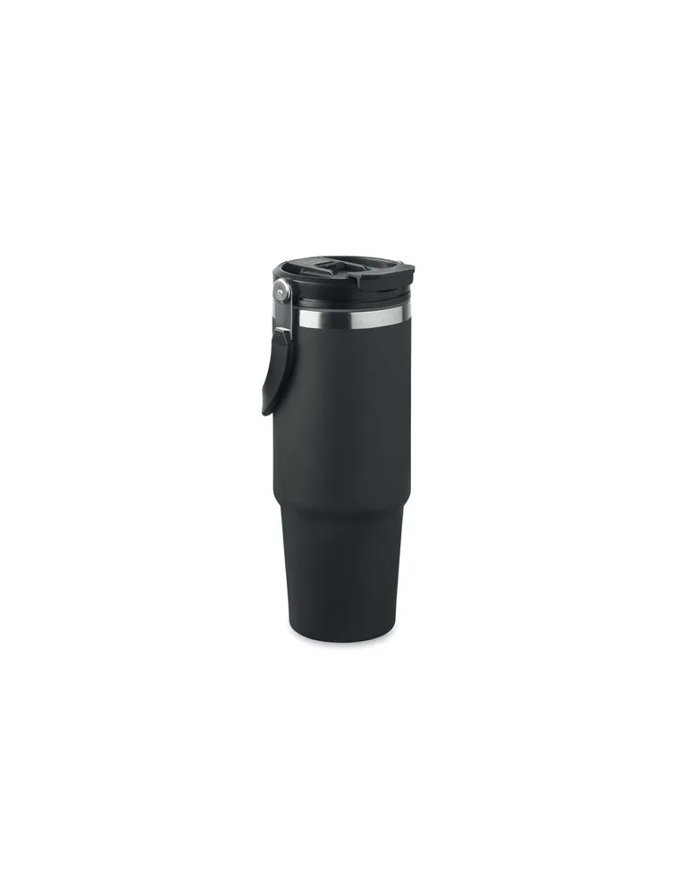 Gobelet double paroi personnalisé 850 ml SUMA HAND Couleurs : bleu marine Matières : acier inoxydable recyclé impression haute d