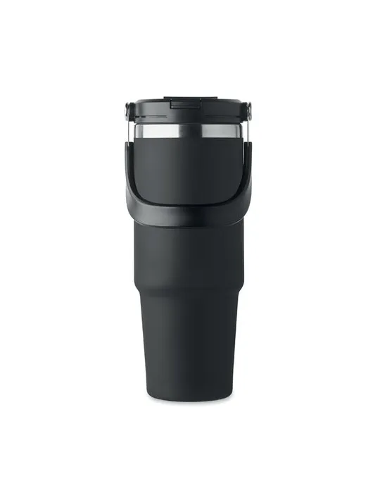 Gobelet double paroi personnalisé 850 ml SUMA HAND Couleurs : bleu marine Matières : acier inoxydable recyclé cadeau client orig