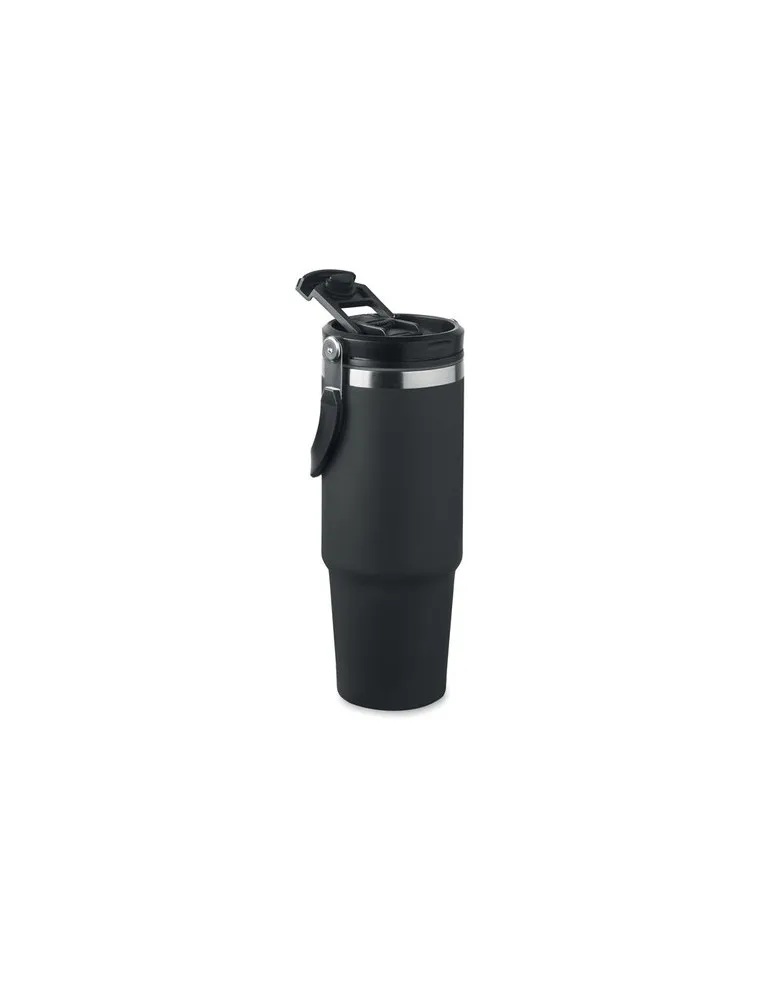 Gobelet double paroi personnalisé 850 ml SUMA HAND Couleurs : bleu marine Matières : acier inoxydable recyclé cadeau collaborate