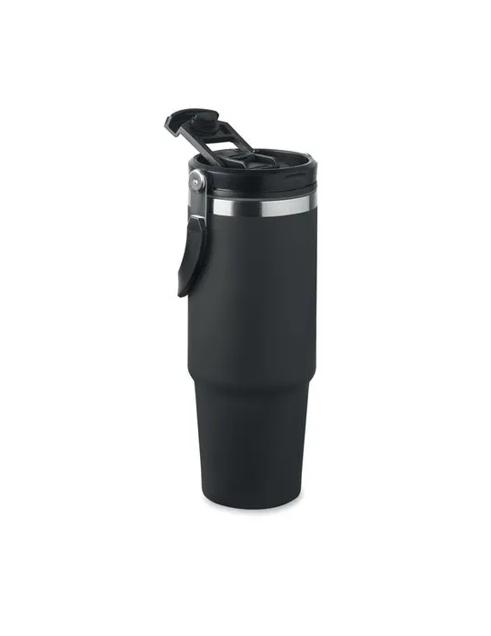 Gobelet double paroi personnalisé 850 ml SUMA HAND Couleurs : bleu marine Matières : acier inoxydable recyclé cadeau collaborate