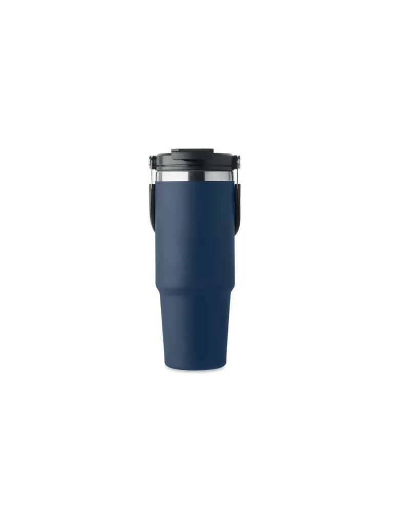 Gobelet double paroi personnalisé 850 ml SUMA HAND Couleurs : noir Matières : acier inoxydable recyclé accessoire événementiel u